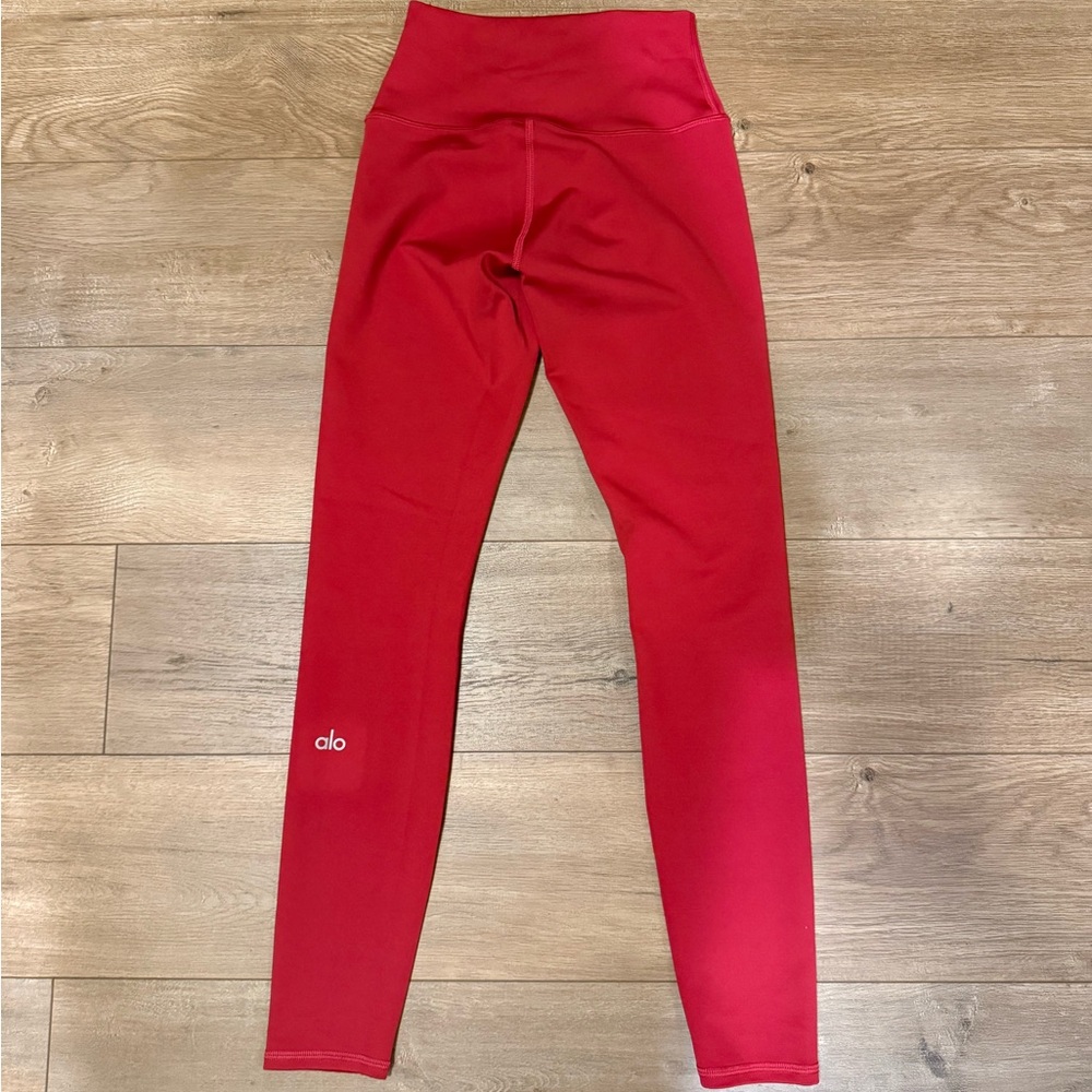ALO Yoga Red Leggings XS